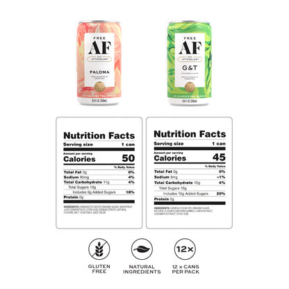 FREE AF VARIETY PACK (12 PACK)