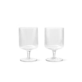 Ripple Wine Glasses Clear (set of 2)